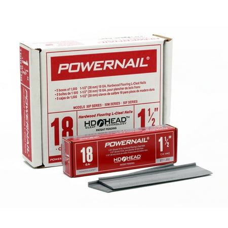 

POWERNAIL 18-Gauge 1.5-Inch L-Type Flooring Cleat Nail |L150185