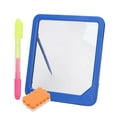 thumbnail image 2 of Tableta de dibujo, tablero de escritura, juguete educativo sensorial para niños, aprendizaje de escritura a mano azul, 2 of 9