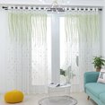 thumbnail image 1 of Window Curtain Fashion Leaf Embroidery Decorative Voile Curtain Sheer Curtain, 1 of 10