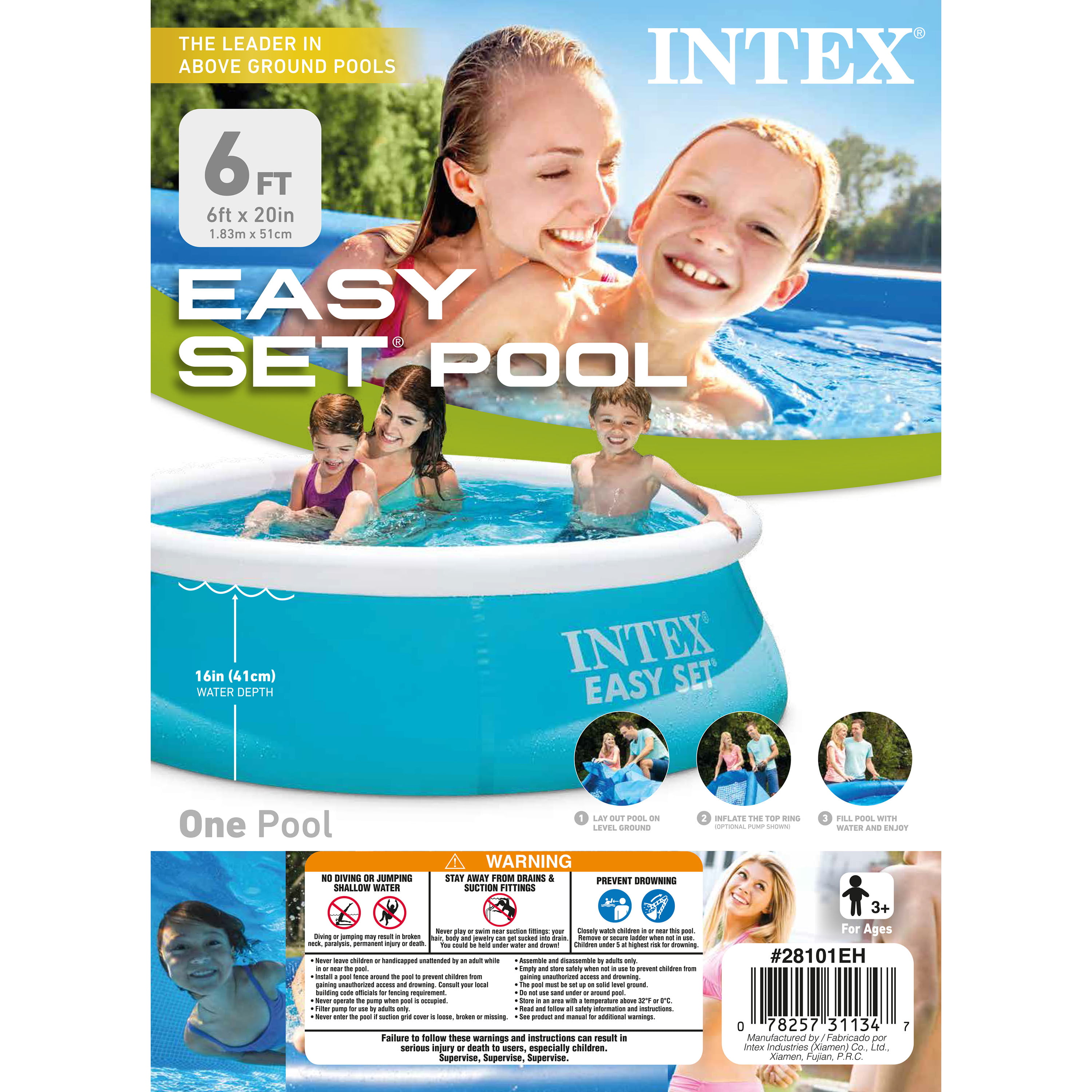 Intex 6ft X 20in Hello Kitty Easy Set Pool 