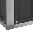 thumbnail image 5 of vidaXL Aviary with Extension Silver 209x203x216 cm Steel, 5 of 5