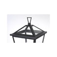 thumbnail image 5 of Elegant Lighting Frankford 7 inch Outdoor Pendant in Black, 5 of 7