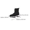 thumbnail image 4 of WORGEOUS 1 par de botas de nieve de felpa para mujer de invierno a la moda, botas de nieve altas medias cálidas, 4 of 7
