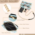 thumbnail image 3 of FORMRS Women Crossbody Purse with Chain Strap Vegan Leather Shoulder Handbag, Cartoon Train Pattern, 3 of 7