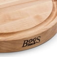 thumbnail image 4 of John Boos Block CB1051-1M1515175 Maple Wood Round Cutting Board with Juice Groove, 15 Inches Round x 1.5 Inches, 4 of 7