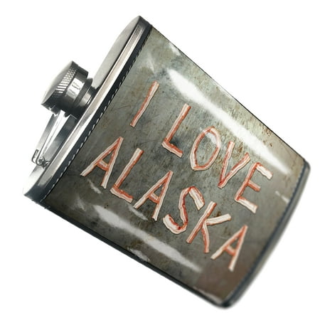 

NEONBLOND Flask I Love Alaska Bacon