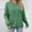 #1 Green, variant on Womens Ribbed Knit Sweater Hoodie Fall Winter Lightweight Long Sleeve Drawstring Hooded Sweatshirt Textured Knit Loose Pullover Sweater with Kangaroo Pocket