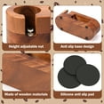 thumbnail image 5 of Espresso Tamping Station Wooden Coffee Tamper Station 51/58mm Espresso Tamper Holder with Non Slip Pad for Home Coffee Shop Use, 5 of 10