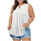 thumbnail image 3 of Ropa de otoño para mujer,Blusa informal sin mangas con cuello en V para mujer, talla grande, poliéster, para usar en casa, sopatenor, 3 of 9