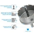 thumbnail image 3 of Uxcell Metal Hole Saw  Carbide Cutter 63mm / 2.48" Dia for Stainless Steel and Metal, 3 of 8