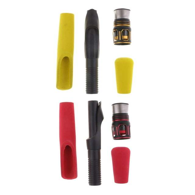 Almencla 2pcs Fishing Rod Handle Kit Fishing Rod Building