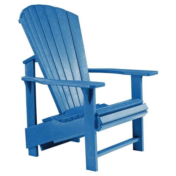 C R Plastic Generations Upright Adirondack Chair Com - Cr Plastic Patio Furniture