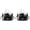 Black 2PCS, variant on Clear Crossbody Purse Bag Clear Bag Stadium Approved Inner Pocket For Concerts Festivals Sports Events