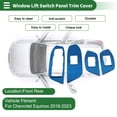 thumbnail image 2 of Cubierta del panel del interruptor de elevación de la ventana para Chevrolet Equinox 2018-2023, accesorios interiores del botón de control de la ventana, 2 of 6
