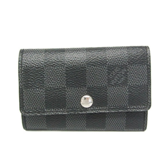 Pre-Owned Louis Vuitton Damier Graphite Multicles 6 N62662 Men,Women Damier Graphite Key Case...