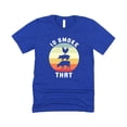 thumbnail image 3 of I'd Smoke That Funny Grilling & Cooking Shirt for Men Humorous Graphic Tee Vintage Royal Shirt Adult X-Large, 3 of 5