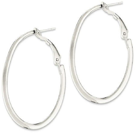 Ice Carats 925 Sterling Silver Hoop Clip Back Earrings Ear Hoops Set Ice Carats 925 Sterling Silver Hoop Clip Back Earrings Ear Hoops Set Fine Jewelry Ideal Gifts