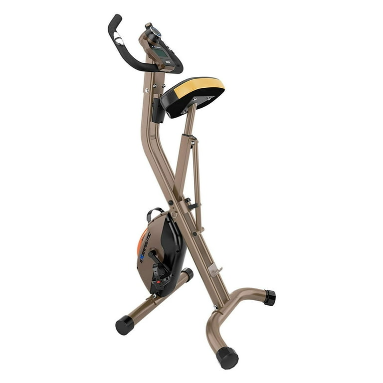 Exerpeutic Gold 500 XLS 400lb Weight Capacity Folding Upright Exercise Bike