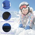 thumbnail image 7 of Otqutp Winter Outdoor Cold Weather Gloves Boys Girls Snow Skating Snowboarding Windproof Warm Ski Gloves Suit for 7-12 Years Old Kids(Hot Pink,One Size), 7 of 7