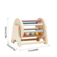 thumbnail image 3 of Wooden Rolling Drum Toy, Desktop Spinning Balls Percussion, Colorful Beech Sensory Puzzle, Fine Motor Skills Development, Early Education Musical Gift, 3 of 6