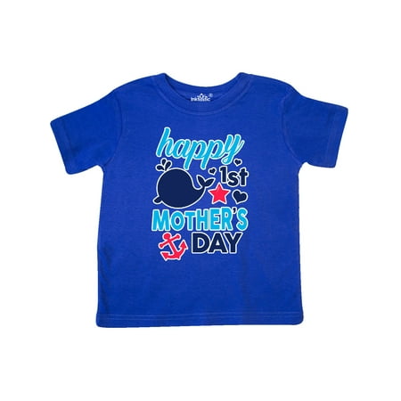 

Inktastic Nautical Themed Happy 1st Mother s Day Gift Toddler Boy or Toddler Girl T-Shirt