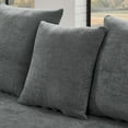 thumbnail image 6 of 110" Modular Sectional Sofa, Boneless L-Shape Cloud Couch with 30" Deep Seat, Modern Upholstered Velvet Compressed Sofa with Chaise for Living Room, Grey, 6 of 7