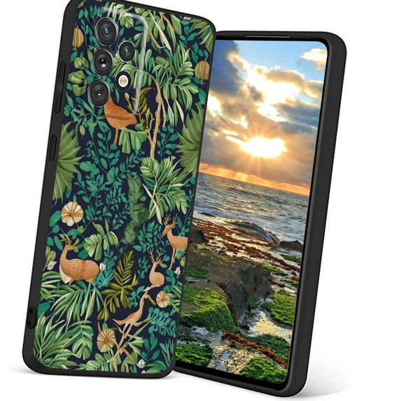 Nature-Art-Textile-1 Phone Case, Degined for Samsung Galaxy A72 5G Case Men Women, Flexible Silicone Shockproof Case for Samsung Galaxy A72 5G