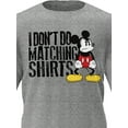 thumbnail image 4 of Disney Mickey Adult Gray Tee Shirt, S-3XL (Men's or Women's), 4 of 4