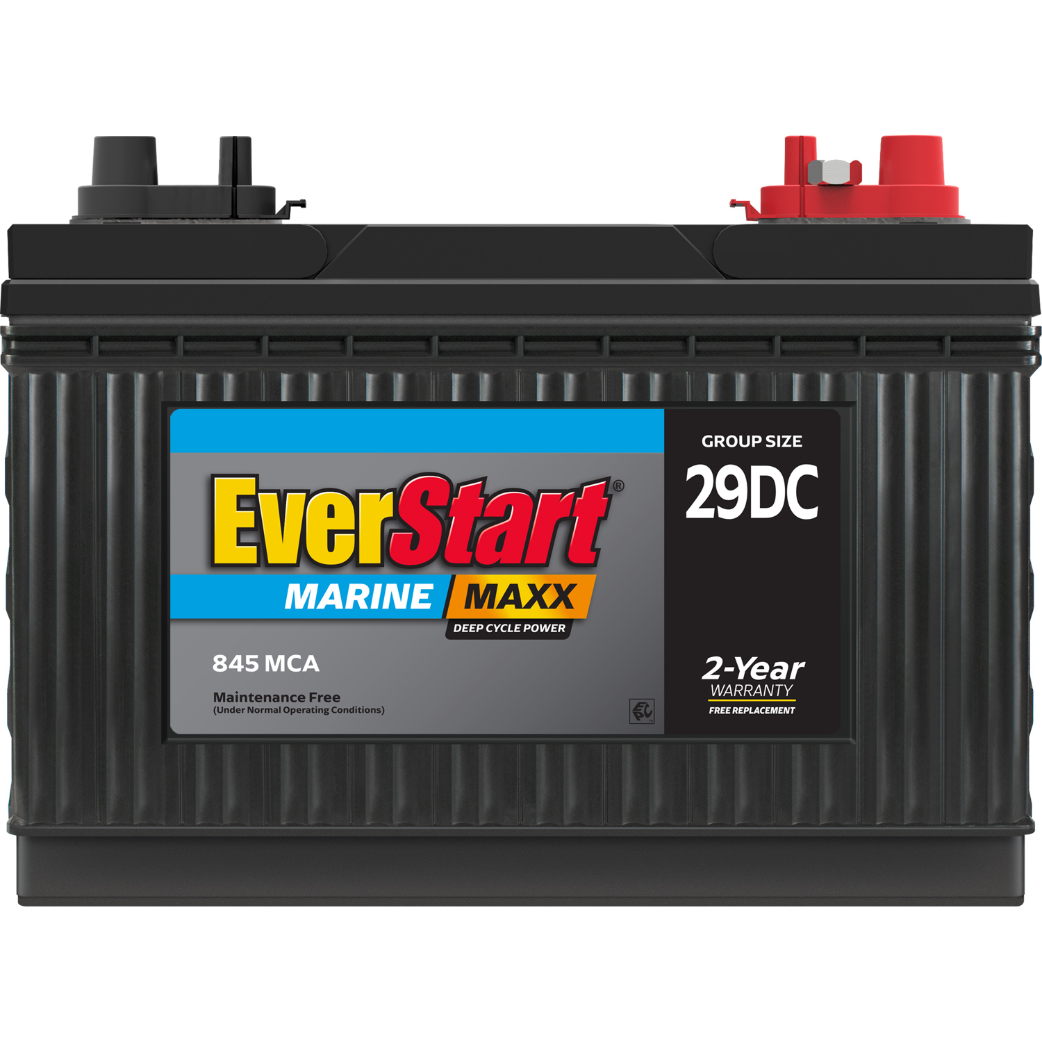 EverStart Maxx Marine Battery, Group Size 29DC 12 Volt, 845 CCA - image 3 of 7
