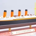 thumbnail image 4 of ARCADORA RMS Lusitania Cruise Ship Model for Titanic Enthusiasts, Premium Alloy, Display-Ready, 1:1250 Scale, 4 of 5