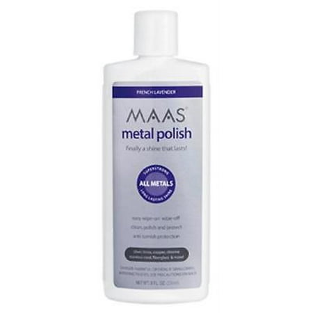 - NEW MAAS 8 OZ Metal Polish Liquid With Lavender Scent For Light To Medium