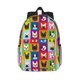 thumbnail image 1 of Easygdp Colorful Bulldog Mochila Ligera de 15 Pulgadas para Estudiantes, Mochila Cómoda para la Escuela y Viajes, Correas Ajustables, 1 of 6