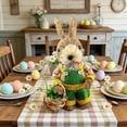 thumbnail image 6 of dajkiuy Woven Grass Bunny Ornament, Straw Rabbit Decor, Spring Lawn Ornament, Rustic Easter Decor, Garden Bunny Statue, 6 of 7
