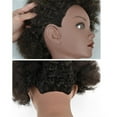 thumbnail image 3 of Cabeza de maniquí Zulema para entrenamiento de cabello Afro Negro Claro, 3 of 8