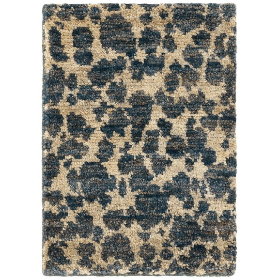 Dash & Albert Stormi Hand Knotted Jute Rug, 8' x 10', Indigo