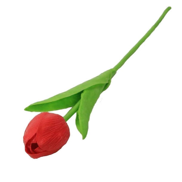 Tulips Artificial Faux Tulip Flowers Elegant Shape UpScale Look For Bridal Bouquet Landscaping 1Pack
