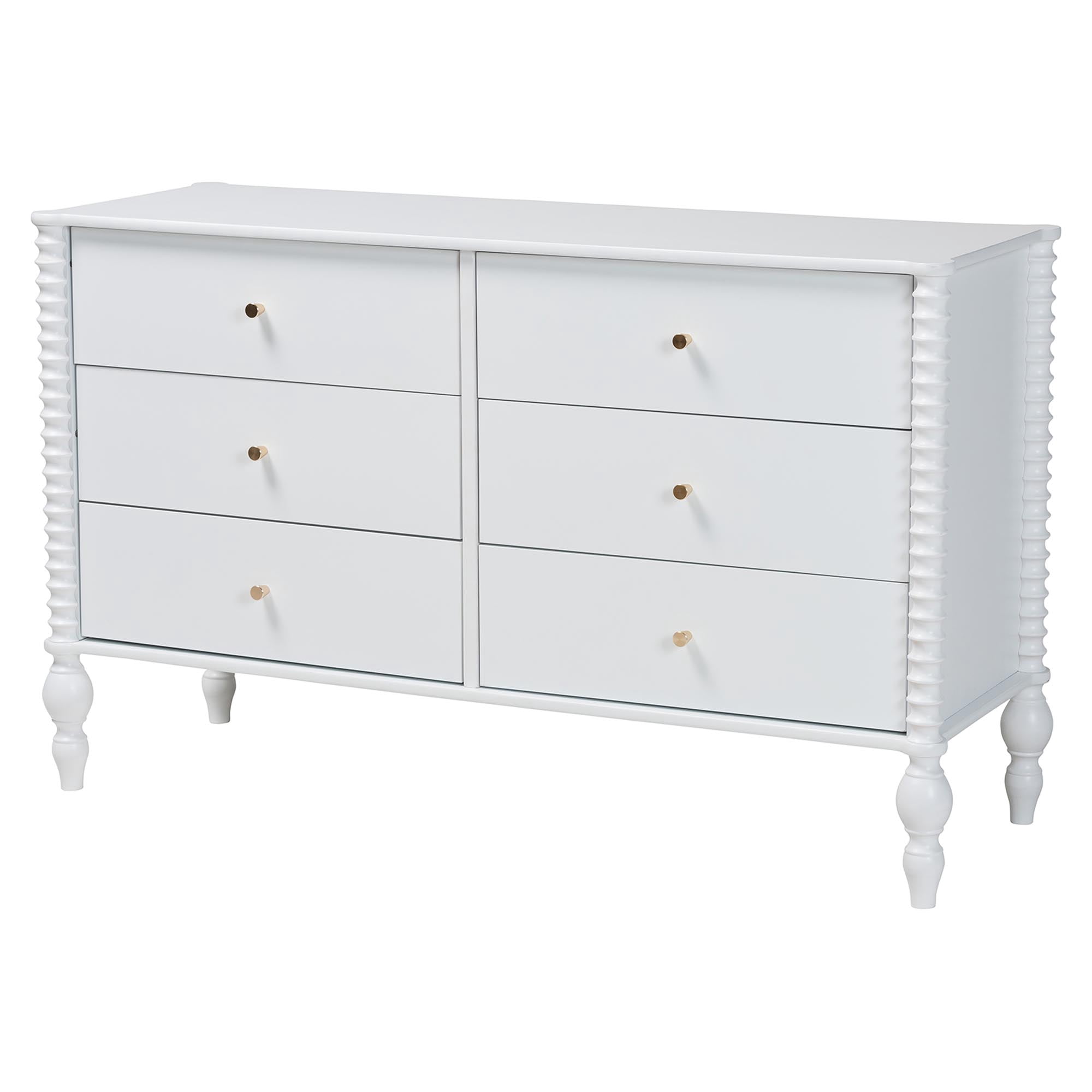 Baxton Studio Callison Farmhouse Bedroom Set, Full, 4-Piece, White