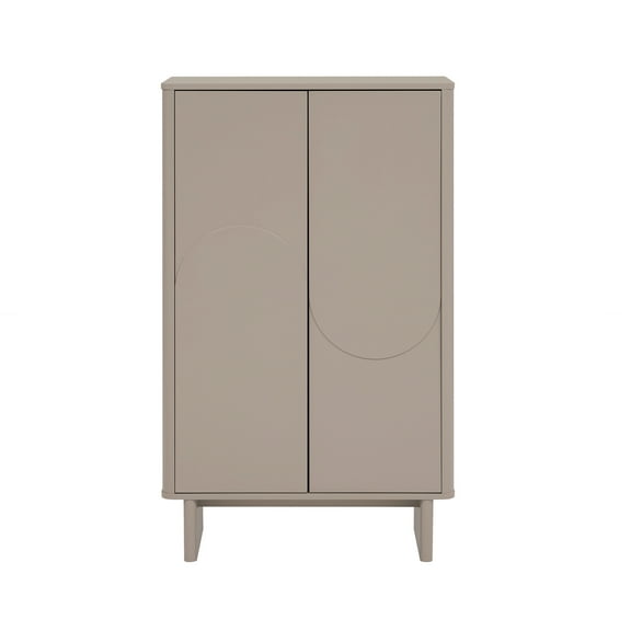 Ella Accent Cabinet in Mocha made from Engineered Wood
