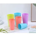 thumbnail image 6 of Duslogis 12 Pack Unbreakable Plastic Tumblers 17.5oz, Unbreakable Plastic Drinking Glasses, Plastic Cups, Set of 12 in 4 colors, 6 of 6