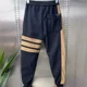 thumbnail image 2 of Pantalones deportivos masculinos ajustados de pana gótica para hombre, pantalones deportivos ajustados para otoño e invierno, medias cortas a rayas, oferta de bienvenida, talla XXXL, 2 of 5