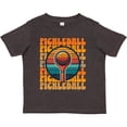 thumbnail image 3 of Inktastic Pickleball Retro Sunset Boys or Girls Toddler T-Shirt, 3 of 5