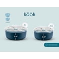 thumbnail image 4 of Kook Ceramic Nesting Bowls with Lids, Set of 4, Navy Blue, 4 of 7