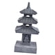 thumbnail image 3 of Estatua de jardín con forma de pagoda solar, ideal como porche, patio o patio exterior, ideal como regalo o decoración para balcón. Gris oscuro, 3 of 9