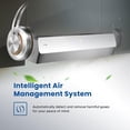 thumbnail image 6 of FOTILE Pixie Air UQG Stainless Steel Under Cabinet Range Hood, 850 CFMs Kitchen Over Stove Exhaust Vent with LED Lights Dual AC Motors, Motion Control and Touchscreen, 6 of 8