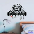 thumbnail image 2 of Handmadetneonsign Beagle Dog Coat Rack Wall Hanger, Beagle Metal Wall Hooks, Beagle Dog Keys Holder Home Decor 82834, 2 of 5