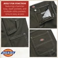 thumbnail image 4 of Dickies Womens Work Pants - Twill Cotton Slim Fit Roll Hem Carpenter Pants for Women with Pockets, 4 of 7