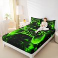 thumbnail image 4 of Manfei Chic Game Console Full Sheet Sets, Modern Video Game Sheet Set Full, Teenager Boys Girls Bed Sheets Set Full Size, Breathable Bedroom Decoration, 4pcs, 4 of 7