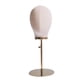 thumbnail image 1 of Soporte de exhibición de sombrero de cabeza de maniquí portátil, estable, multiusos, de 17,32 a 22,64 pulgadas de alto lino beige, 1 of 9