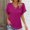 Purple, variant on YHAJDS Womens Summer Tops Trendy Short Sleeve V Neck Casual Solid Color Everyday T Shirt