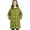Green, variant on Kids Hooded Puffer Jacket Boys Girls Teen Button-Up Thickened Long Winter Coat Casual Warm Outerwear for Outdoor Play & Family Trips (2-14Y)
